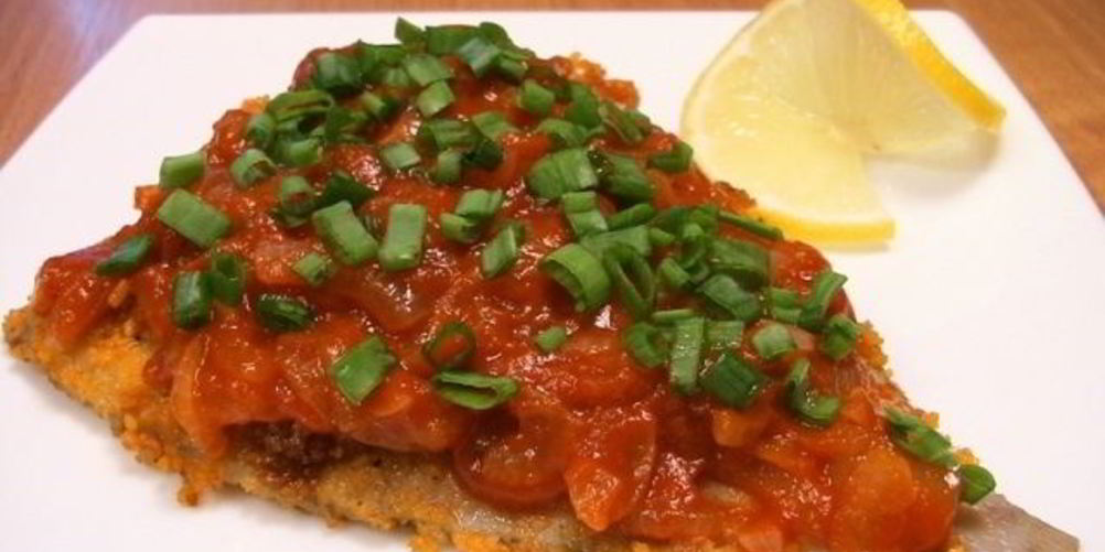 Рецепт дорады с сальсой