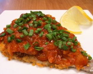 Дорада с сальсой