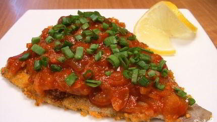 Дорада с сальсой