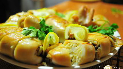 Фаршированные кальмары