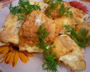 Филе трески в кляре