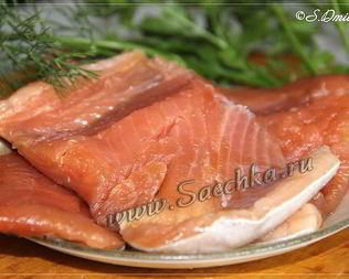 Форель слабой соли