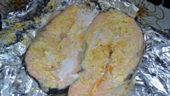 форель в мультиварке в фольге