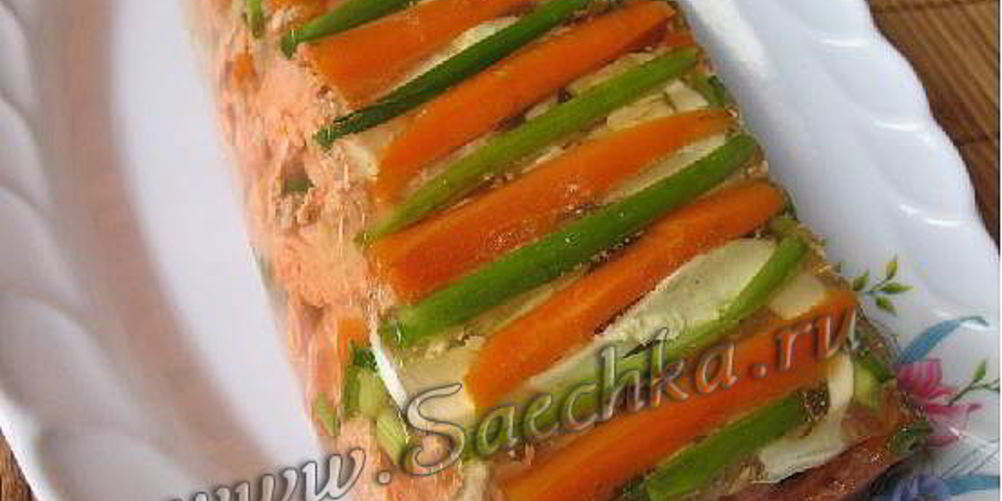 Рецепт горбуши заливной