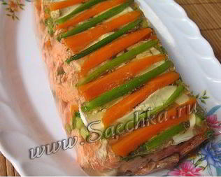 Горбуша заливная