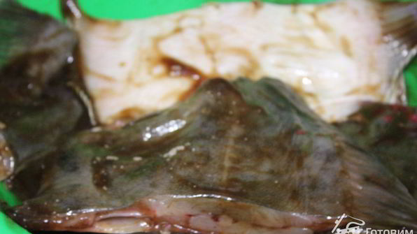 камбала гриль в маринаде барбекю