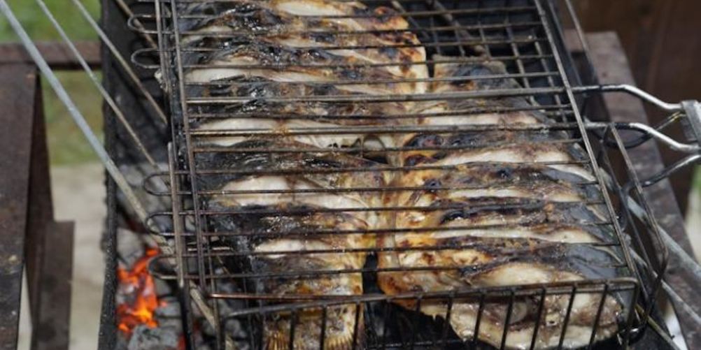 Рецепт карпа на мангале