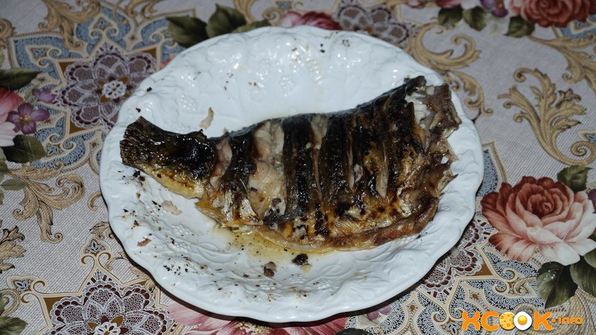 карп на мангале