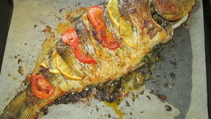 Карп в духовке