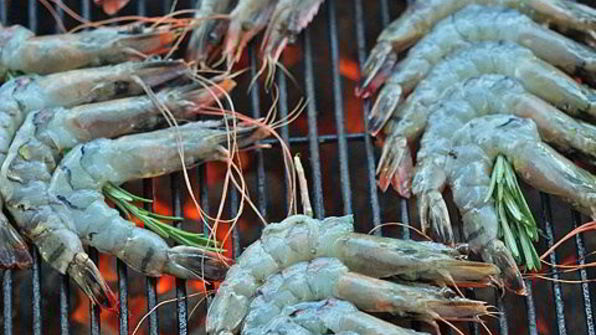 креветки гриль в цитрусовом маринаде