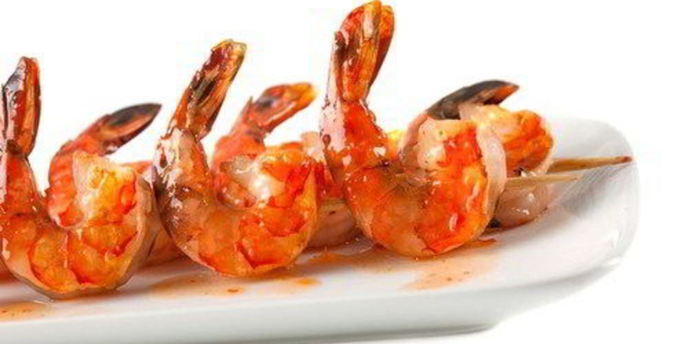 Рецепт креветок на гриле с арахисово-чесночным соусом