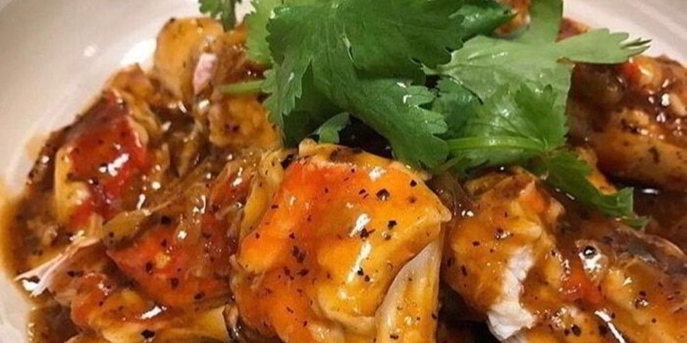 Рецепт креветок с соусом из личи