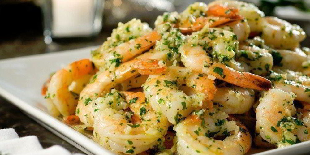 Рецепт креветок в чесночном соусе