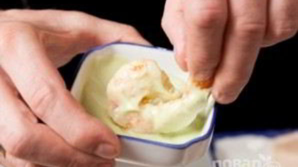 креветки в соусе васаби