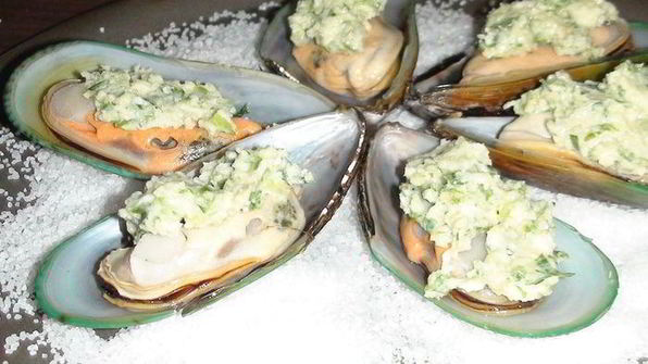 мидии — устрицы рокфеллера