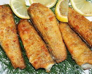 Нототения, жаренная в кукурузной муке