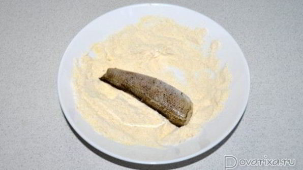 нототения, жаренная в кукурузной муке