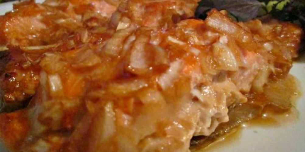 Рецепт пикантной форели