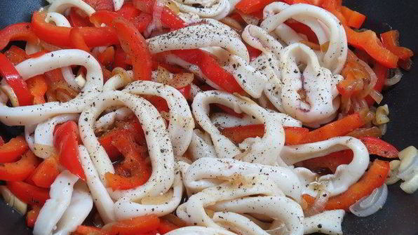 пряные кальмары