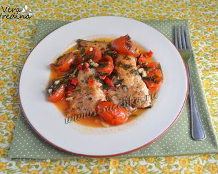 Рыба в остром томатном соусе