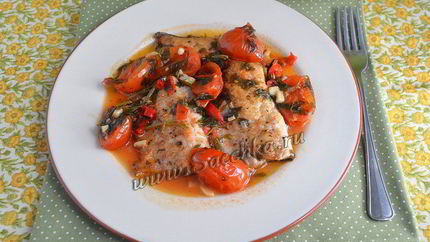 Рыба в остром томатном соусе