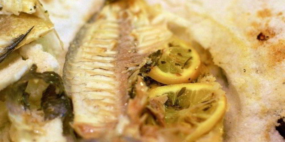 Рецепт рыбы, запеченной в соли