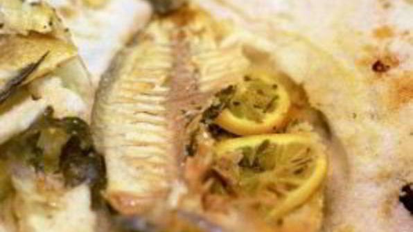 рыба, запеченная в соли