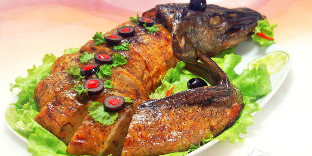 Рецепт щуки, фаршированной грибами