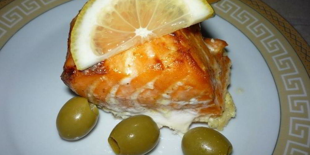 Рецепт семги кусочками, запеченная в духовке