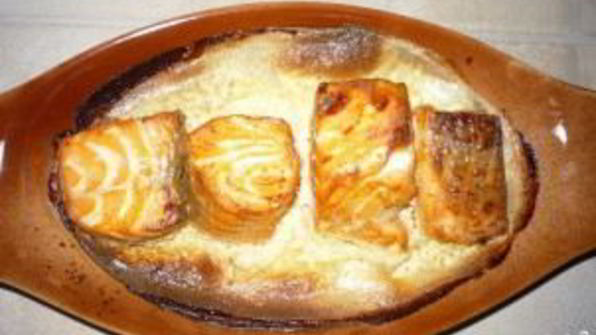 семга кусочками, запеченная в духовке