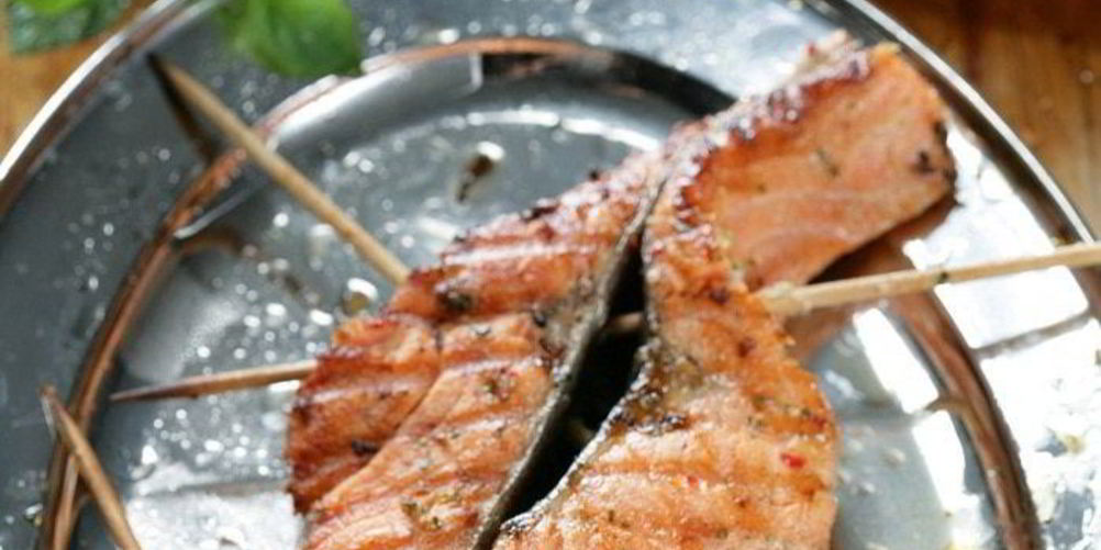 Рецепт семги на гриле