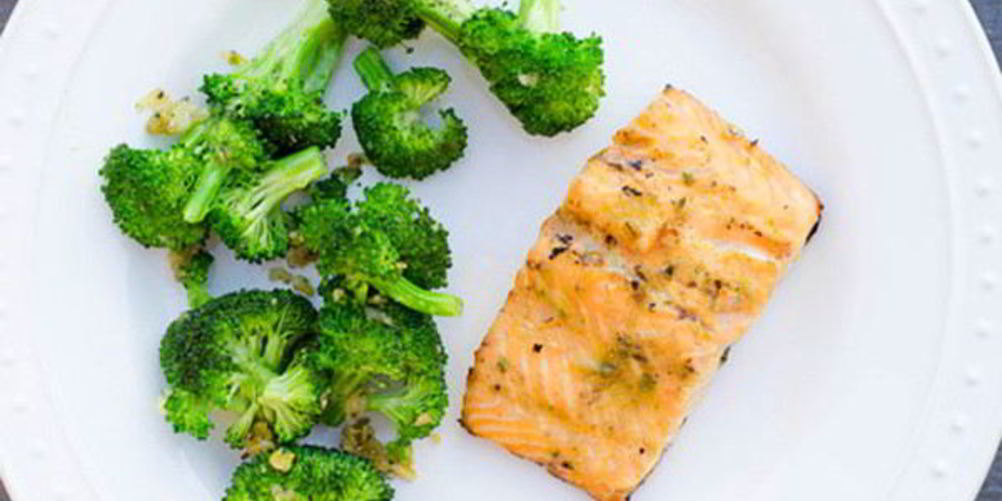 Рецепт семги с брокколи
