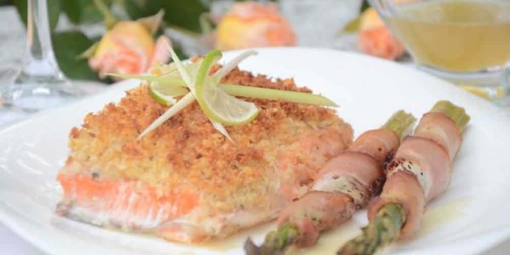 Рецепт семги со спаржей