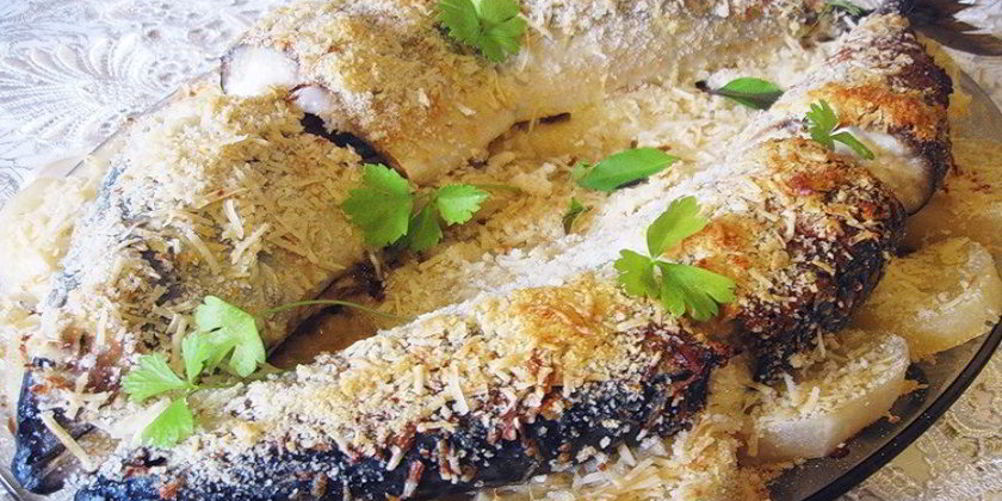 Рецепт скумбрии под сыром