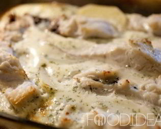 Треска в сметане