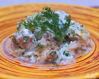 Запеченный судак