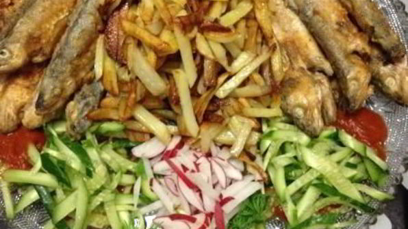 жареная корюшка