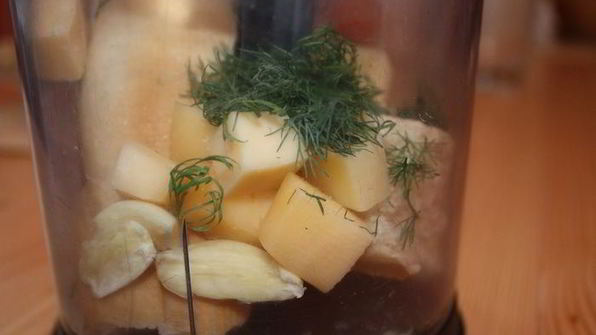 жареные фаршированные кальмары