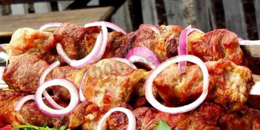 Рецепт грузинского шашлыка без маринада из свинины