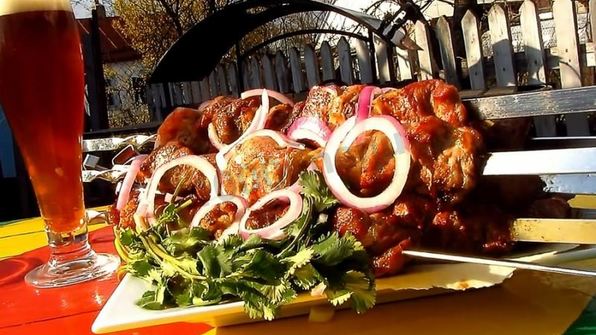 грузинский шашлык без маринада из свинины