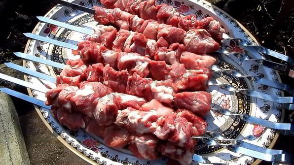 грузинский шашлык без маринада из свинины