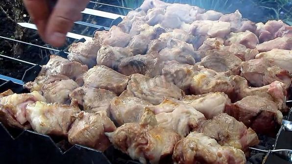 грузинский шашлык без маринада из свинины