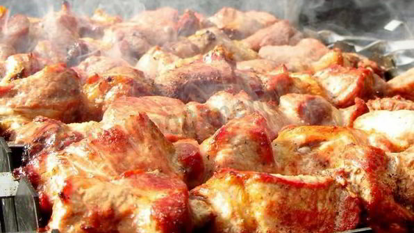грузинский шашлык без маринада из свинины
