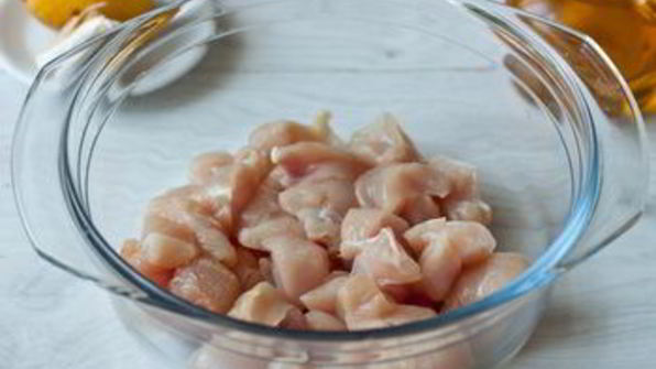 куриные шашлычки с макательным соусом