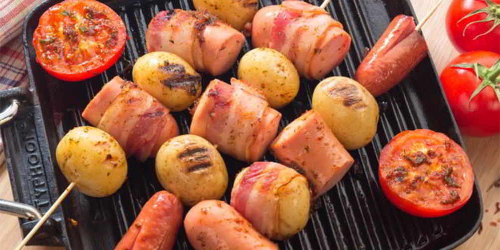 Рецепт шашлычков-ассорти