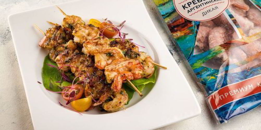 Рецепт шашлычков из креветок в апельсиновом маринаде