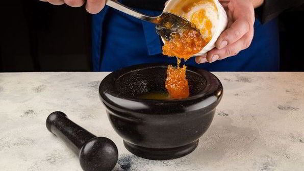 шашлычки из креветок в апельсиновом маринаде