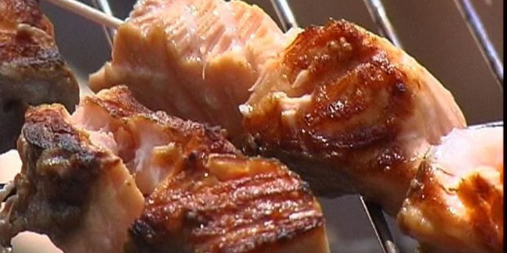 Рецепт шашлычков из семги