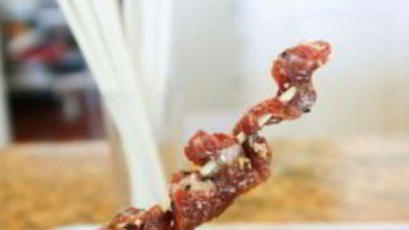 шашлык гармошкой