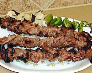 Шашлык из говядины на кефире